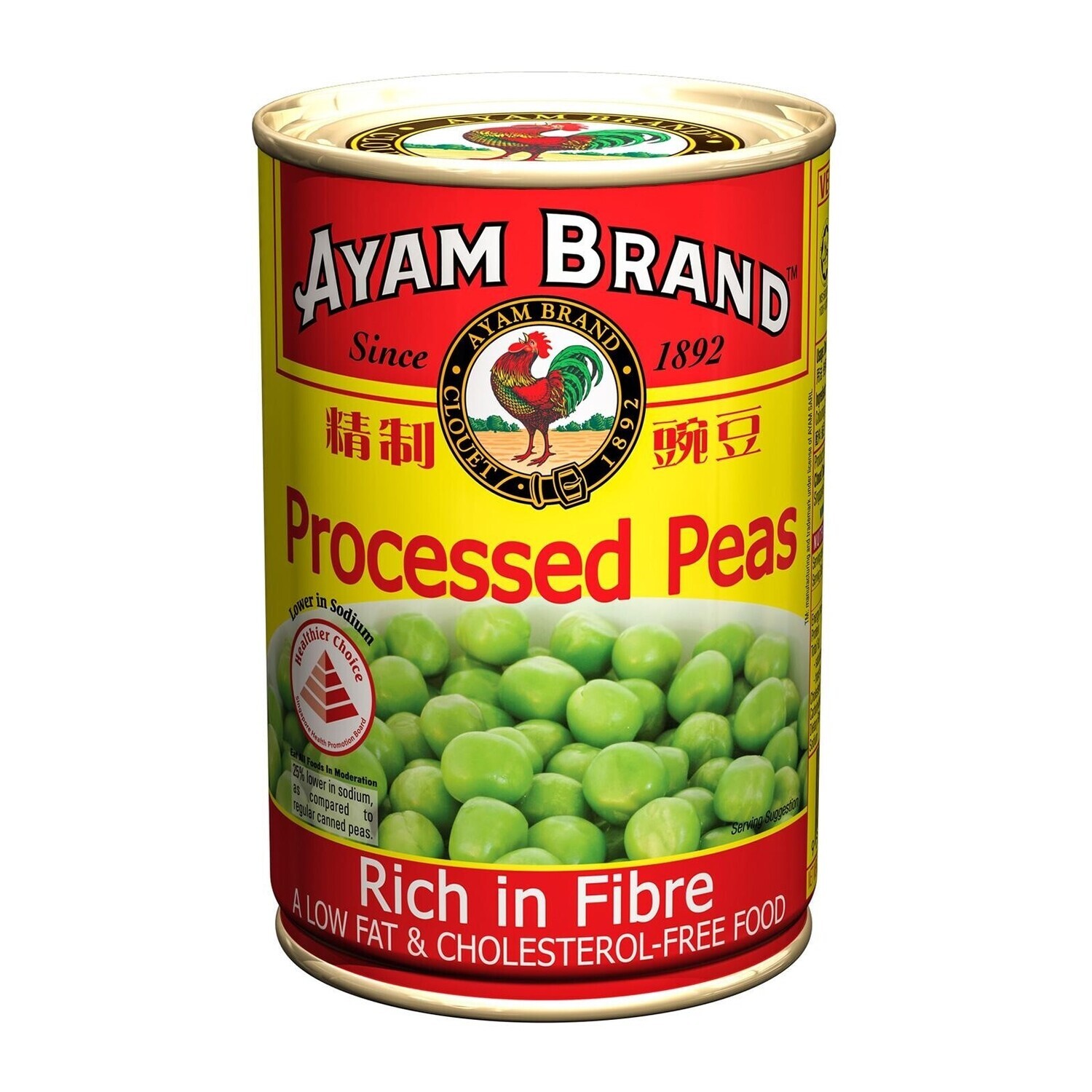 AYAM BRAND PROCESSED PEAS 鸡标豌豆 (425G)