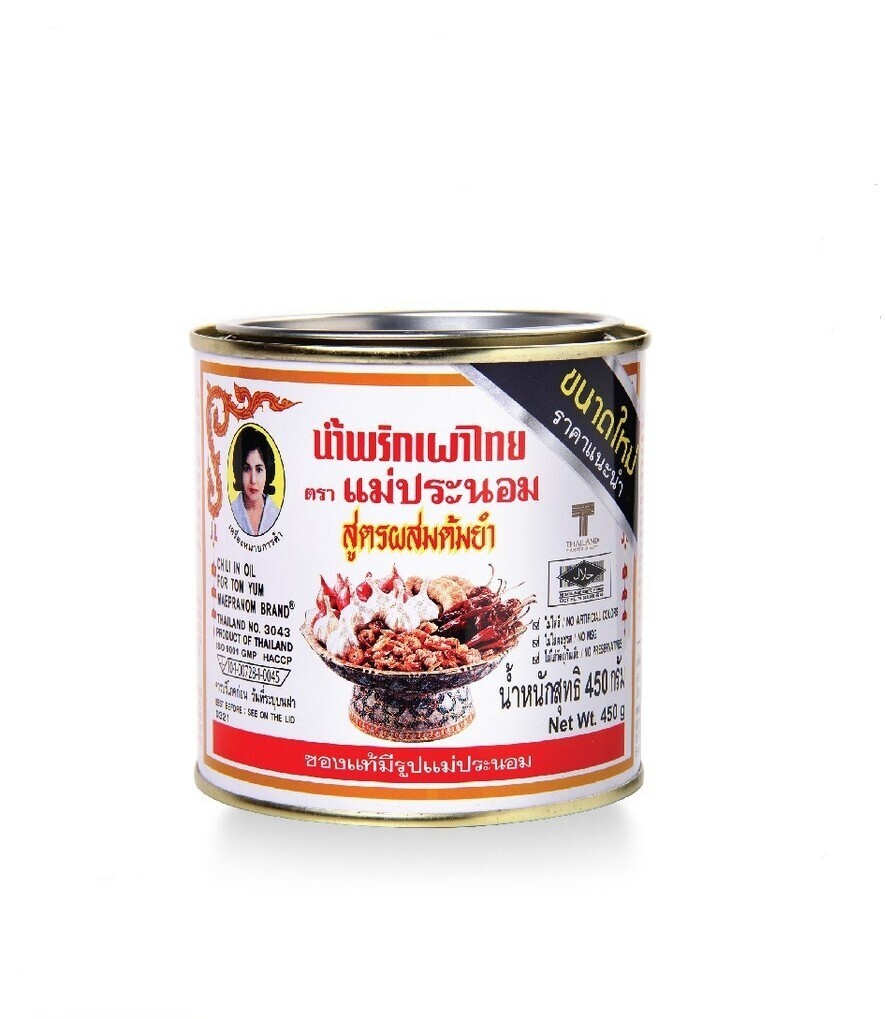 MAEPRANOM CHILI IN OIL FOR TOM YAM 妈巴侬牌女人头冬央酱 450G