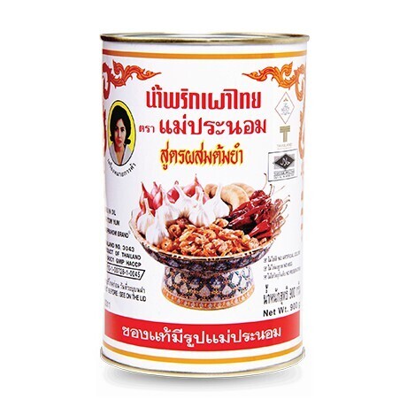 MAEPRANOM CHILI IN OIL FOR TOM YAM 妈巴侬牌女人头冬央酱 900G