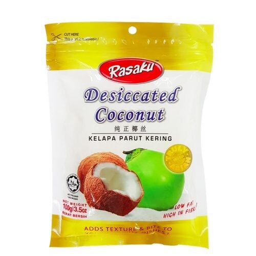 RASAKU KELAPA PARUT KERING 100G 纯正椰丝