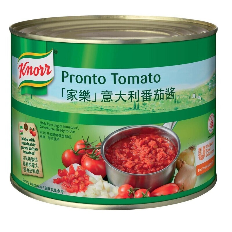 KNORR PRONTO TOMATO 家乐意大利番茄肉粒 2KG