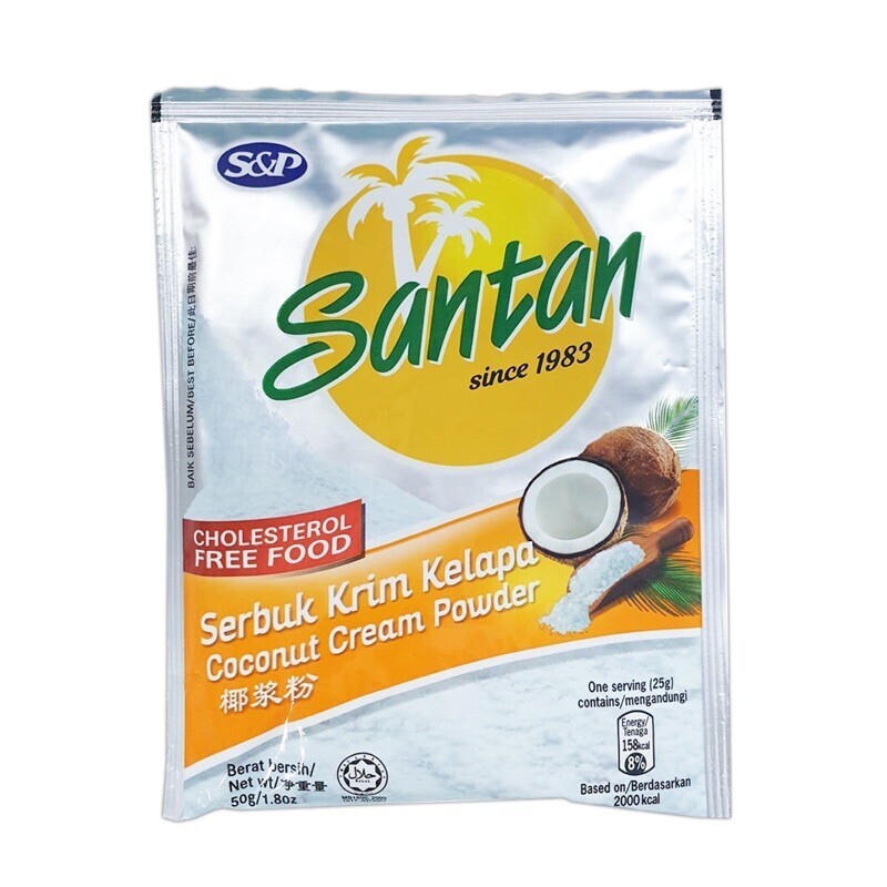 S&P SANTAN POWDER 即溶 椰浆粉 50G
