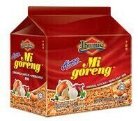 IBUMIE INSTANT NOODLES 快熟面, FLAVOR: ORIGINAL MI GORENG 原味干捞面 5'SX80G, OPTION: PKT 包