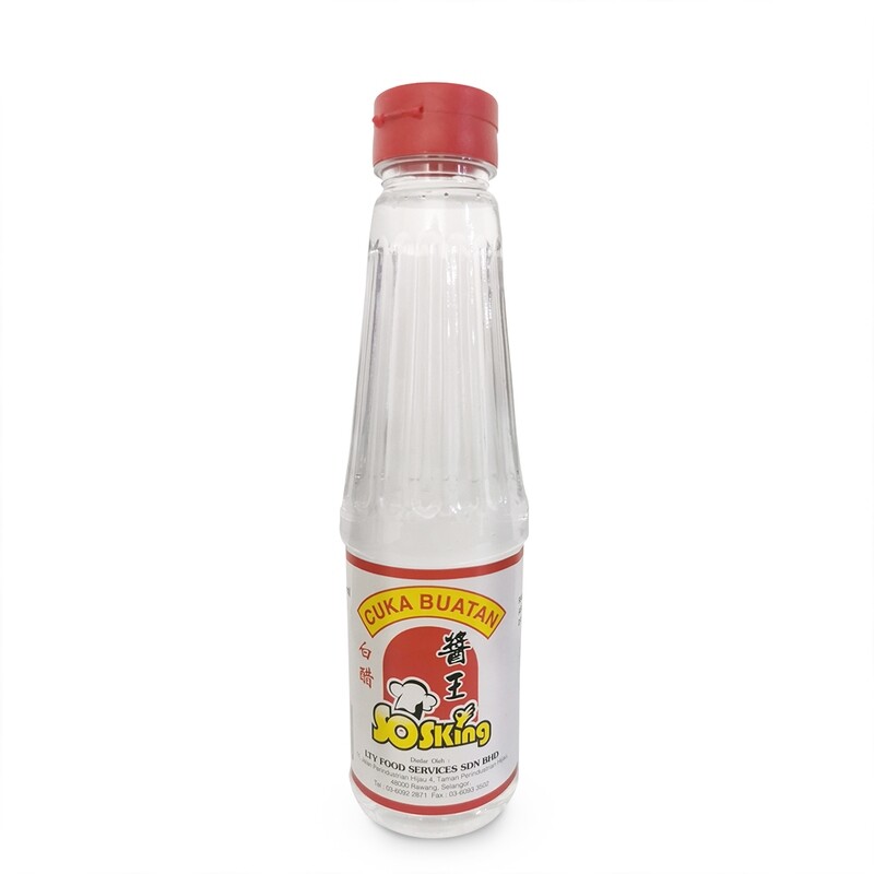 SOS KING CUKA BUATAN 酱王白醋 320ML