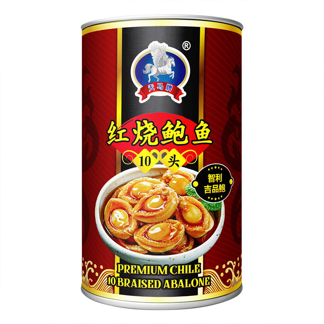 TM BRAISED ABALONE (SOS) 10'S 天马 红烧十头鲍鱼 (85G)