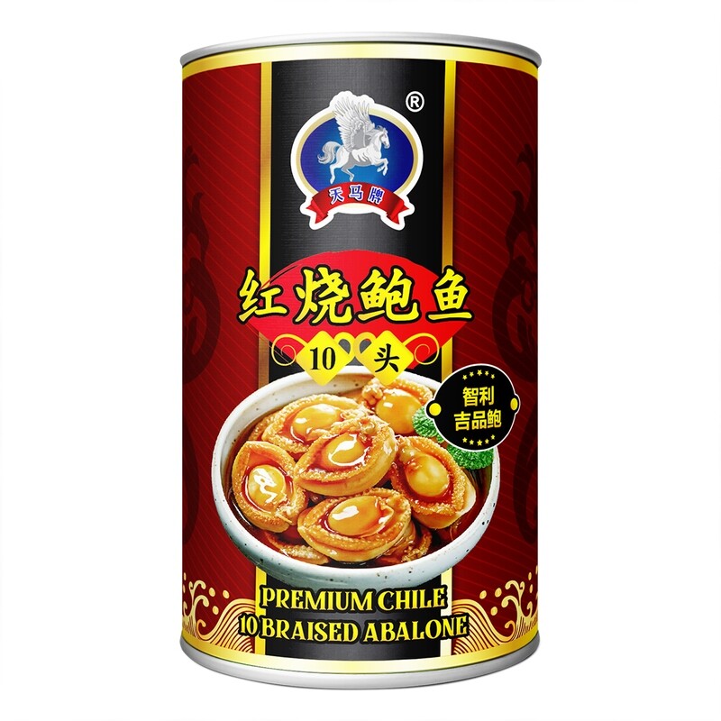 TM BRAISED ABALONE (SOS) 10'S 天马 红烧十头鲍鱼 (85G)