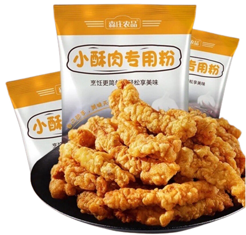 SHEN ZHUANG KENTUCKY POWDER 森庄农品小酥肉专用粉 (100G / 500G) SHEN ZHUANG KENTUCKY POWDER 森庄农品小酥肉专用粉 (100G / 500G)
