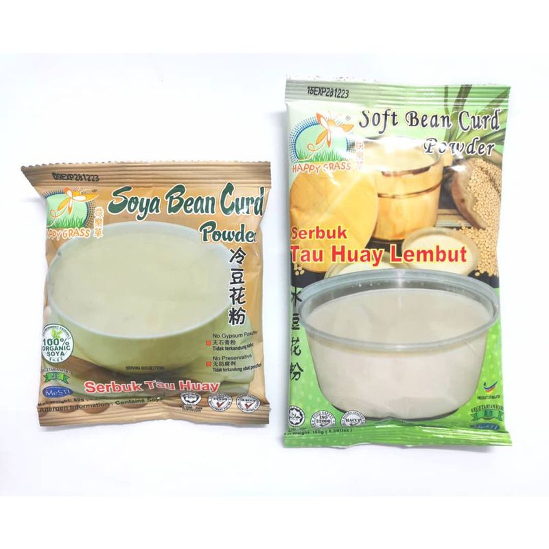 HAPPY GRASS SOYA BEANCURD POWDER 快乐草冷豆花粉 (80G / 150G)