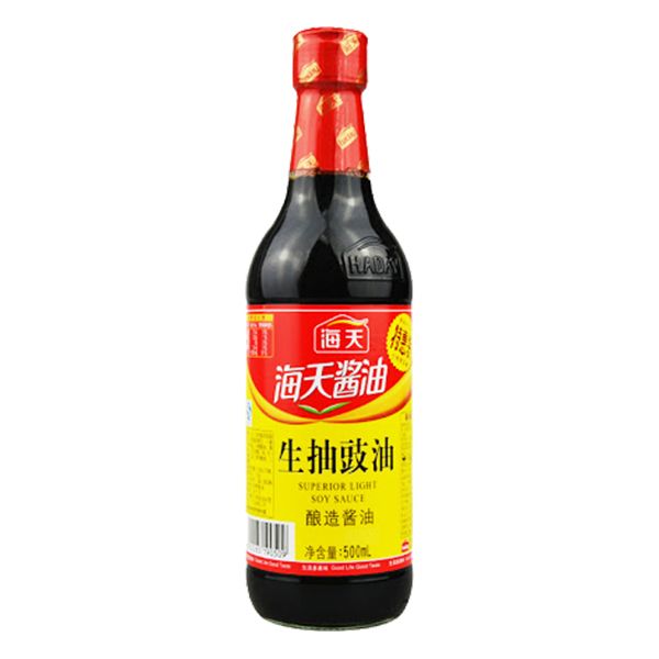 HADAY LIGHT SOY SAUCE (RED HAIR) 海天牌生抽豉油 (500ML)