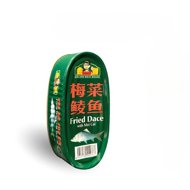 GOLDEN MAID FRIED DACE W/MEI CAI 金佣梅菜鲮鱼 (184G)
