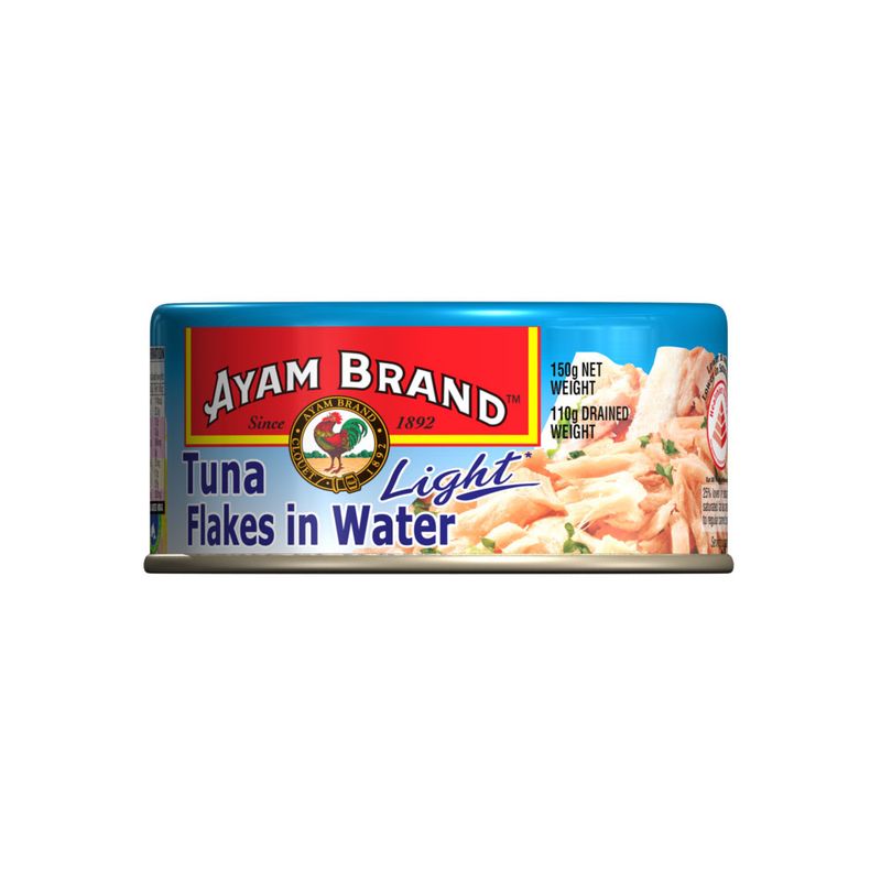 AYAM BRAND TUNA LIGHT FLAKES IN WATER 金枪鱼碎美乃至 (150G)