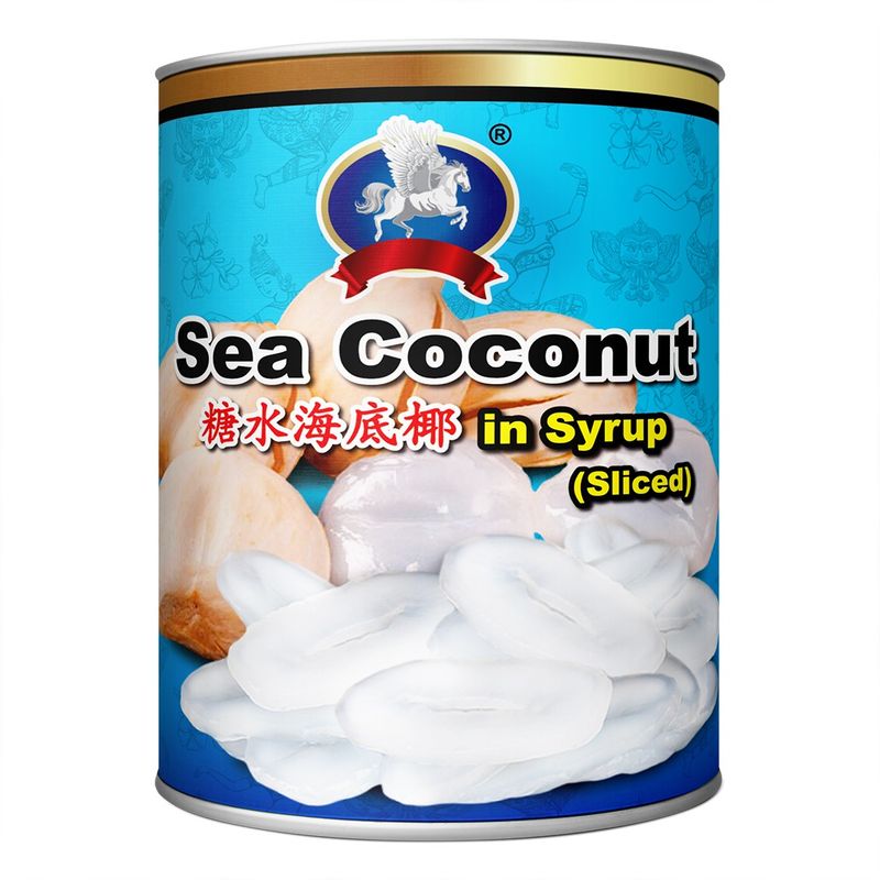 TM SEA COCONUT SLICED IN SYRUP (BLUE) 天马 糖水海底椰(蓝) (565G)