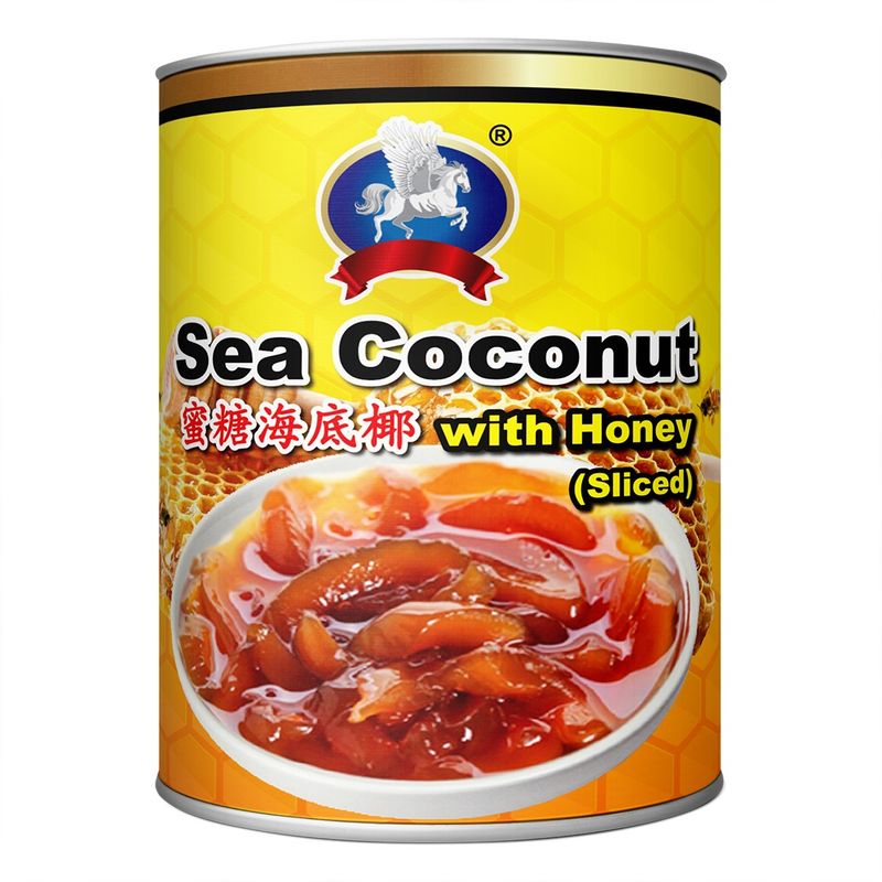 TM SEA COCONUT SLICED WITH HONEY (YELLOW) 天马 蜜糖海底椰(黄) (565G)
