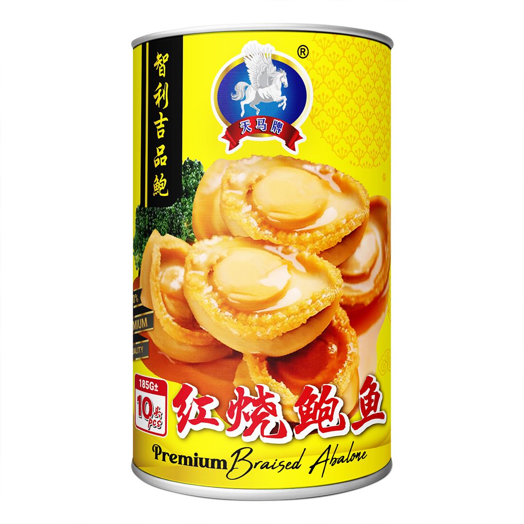 TM GOLDEN BRAISED ABALONE (SOS) 10'S 天马红烧鲍鱼 (185G)