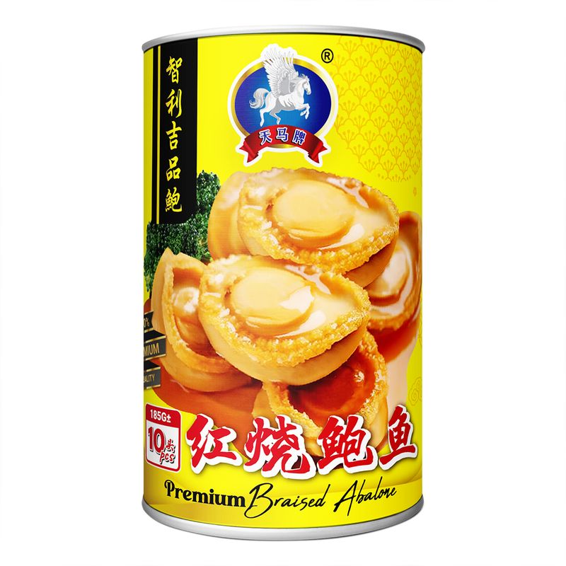 TM GOLDEN BRAISED ABALONE (SOS) 10'S 天马红烧鲍鱼 (185G)