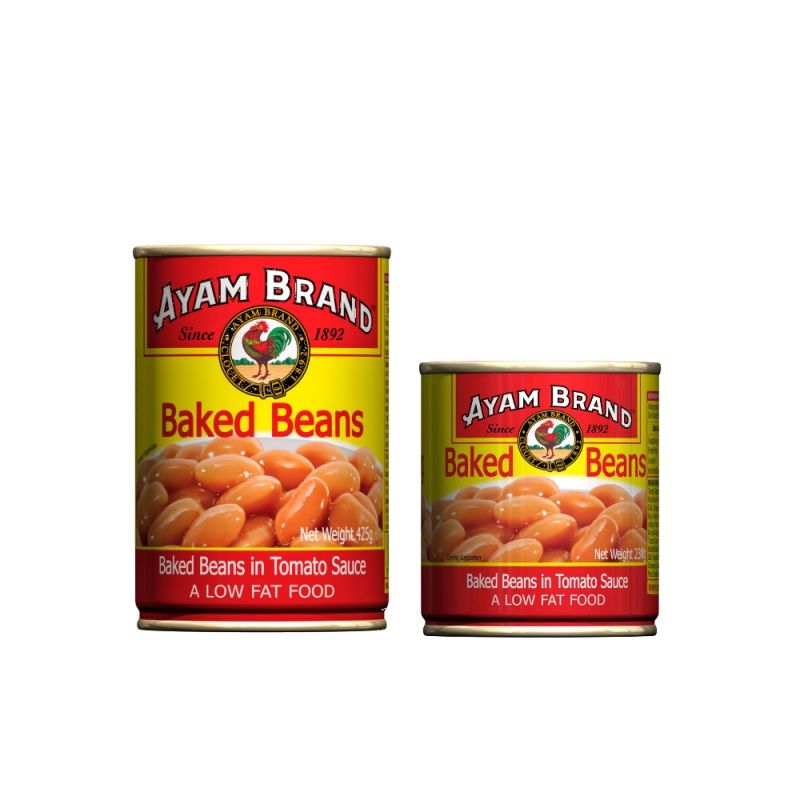 AYAM BRAND BAKED BEANS 鸡标茄汁豆 (230G / 425G)