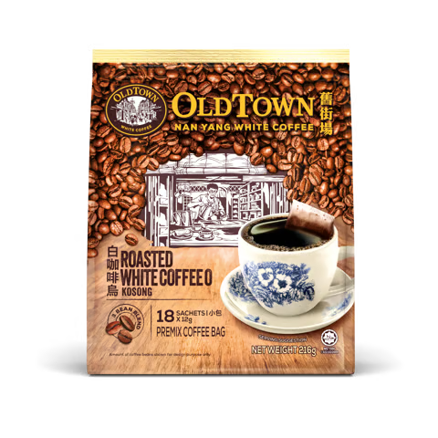 OLD TOWN NAN YANG WHITE COFFEE O KOSONG 南洋白咖啡乌 (18'S*12G)