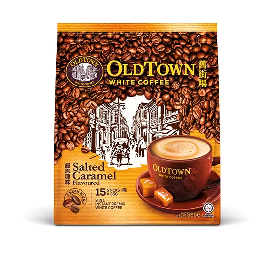 OLD TOWN WHITE COFFEE 3 IN 1 (SALTED CARAMEL) 旧街场白咖啡 (咸焦糖味) (15'S*35G)
