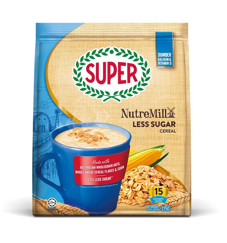 SUPER NUTREMILL CEREAL LESS SUGAR 燕麦 (15'SX25G)