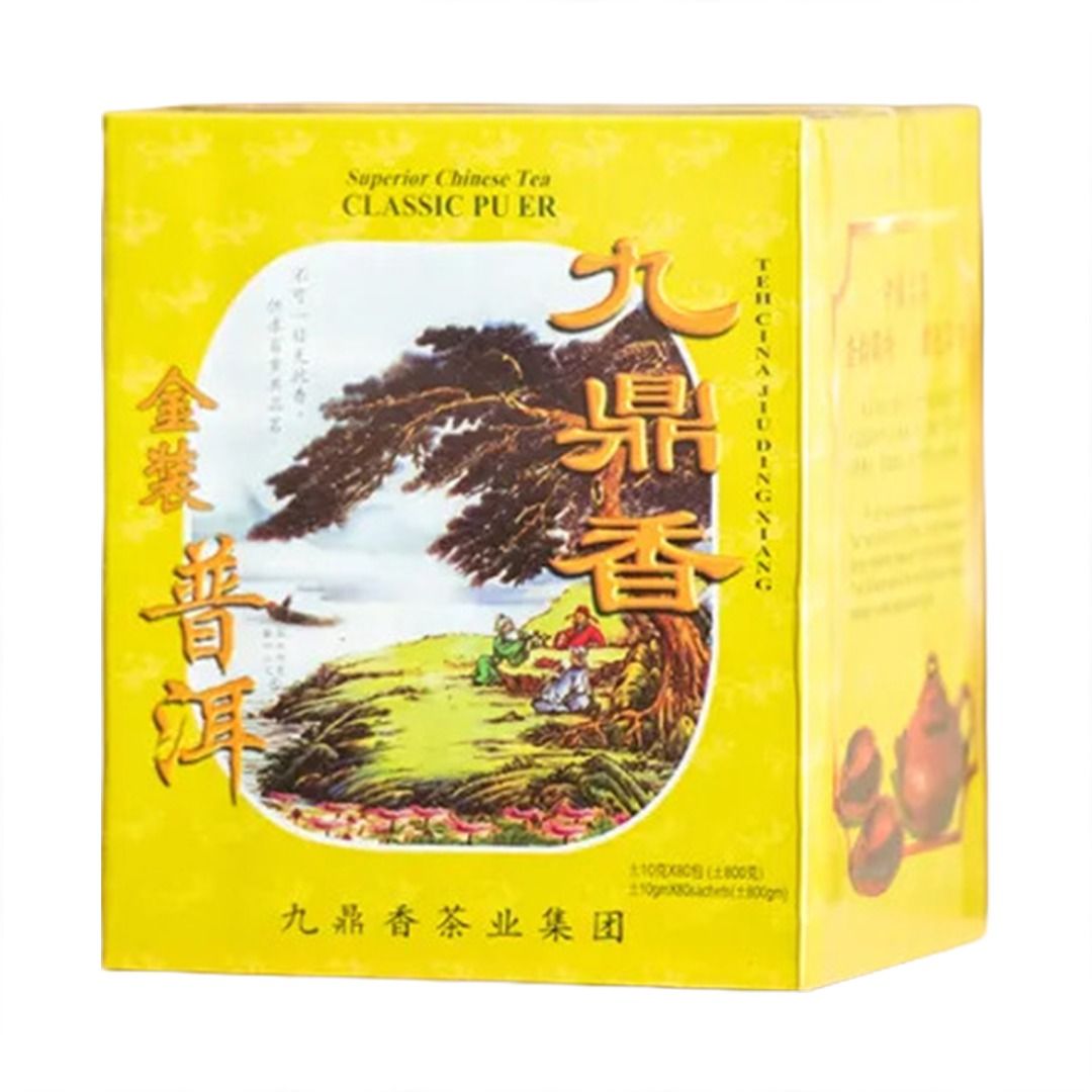 JIU DING XIANG CLASSIC PU ER 九鼎香金装普洱 (80'SX10G)