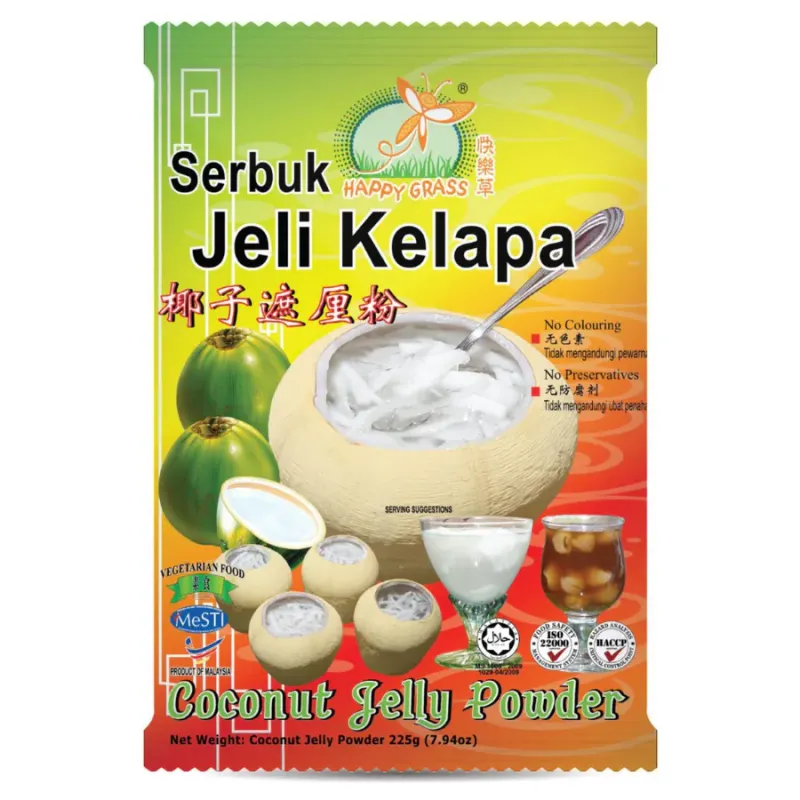 HAPPY GRASS COCONUT JELLY POWER 椰子遮厘粉 225G