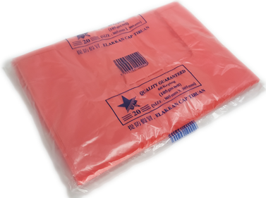 30 HIGH QUALITY SINGLET PLASTIC BAG T-SHIRT BAG (*20 *30 *38 *40 *48 *75), SIZE: *20, OPTION: PKT 包