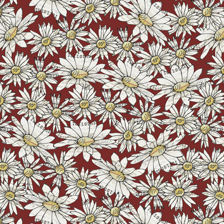 Farm Life Daisies - Red
