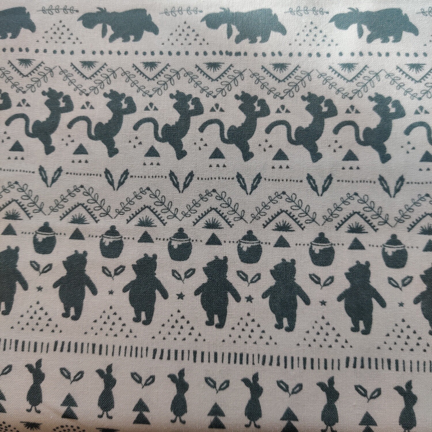 Winnie The Pooh Silhouette Stripe