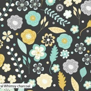 Floral Whimsy Charcoal