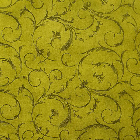 Poppies Large Pattern Green