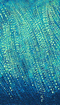 Shimmer Echoes Blue Panel