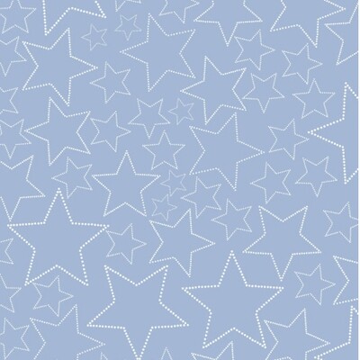 Snow House Stars Blue Snow House Stars Blue