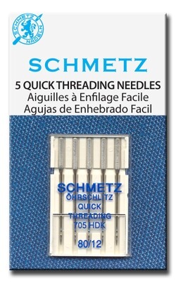 Schmetz Quick Threading Needles-80/12