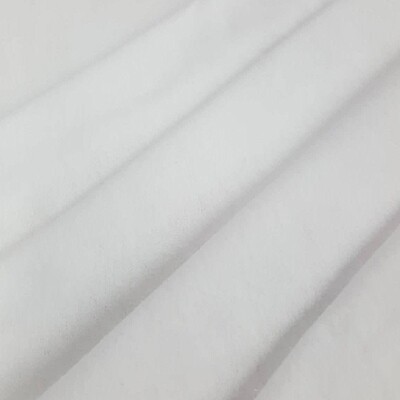 White Brushed Cotton Sheeting -2.5m