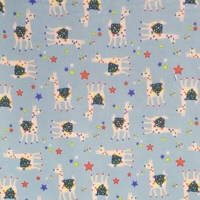 Llamas Brushed Cotton