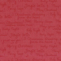 Merry Taupe Greetings Red