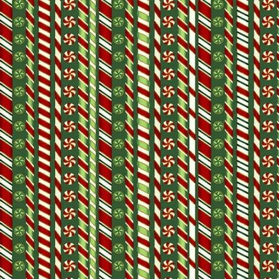 Santa&#39;s Sweets Green Stripes