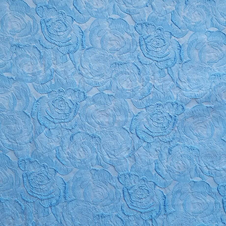 Sky Floral Brocade