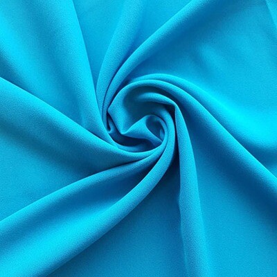 Turquoise Double Crepe