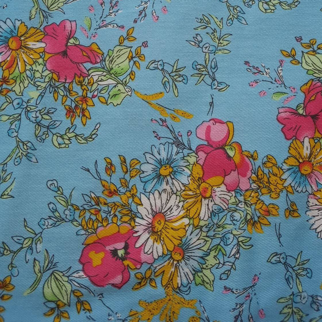 Printed Denim- Floral