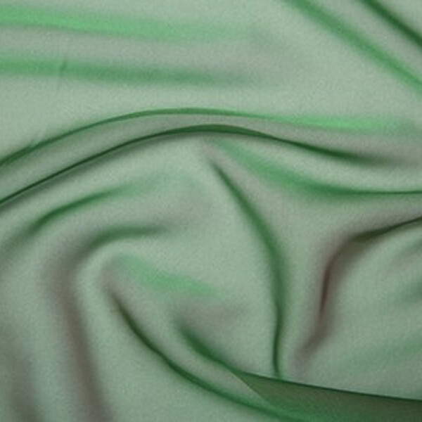 Cationic Chiffon- Emerald Green