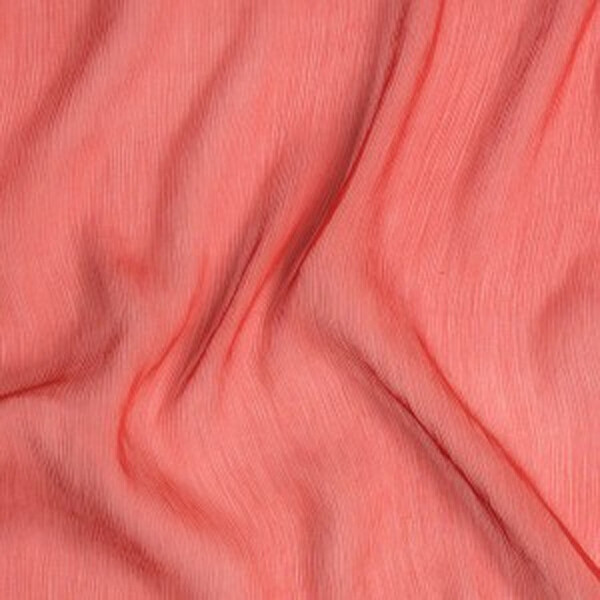 Cationic Chiffon- Coral