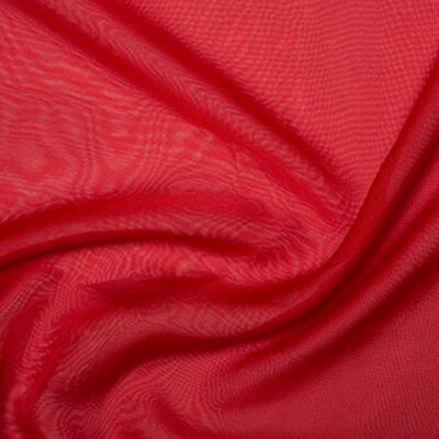 Cationic Chiffon- Bright Red