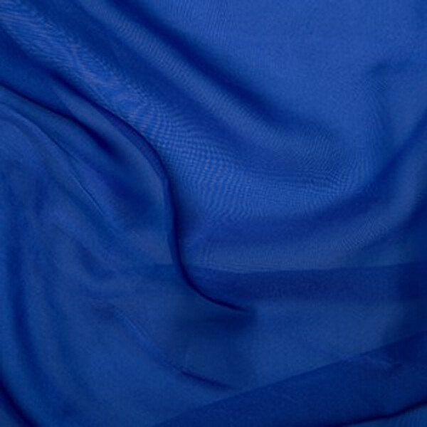 Cationic Chiffon-Royal Blue