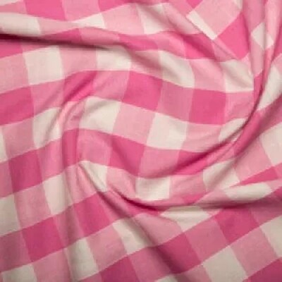 Gingham 1&quot;-Pink