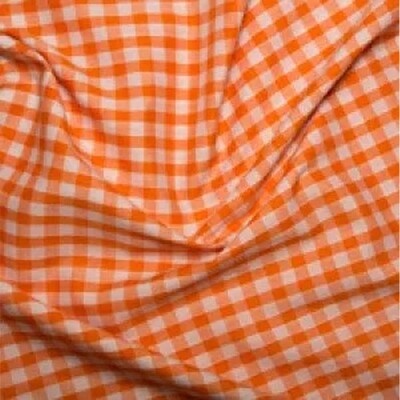 Gingham 1/4&quot;-Orange