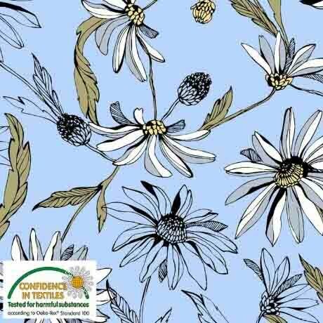 Avalana Jersey Viscose Wild Flowers