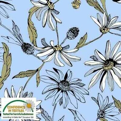 Avalana Jersey Viscose Wild Flowers
