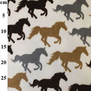 Anti-Pil Fleece Horses