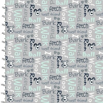 Poochie McGruff Brushed Cotton Barks
